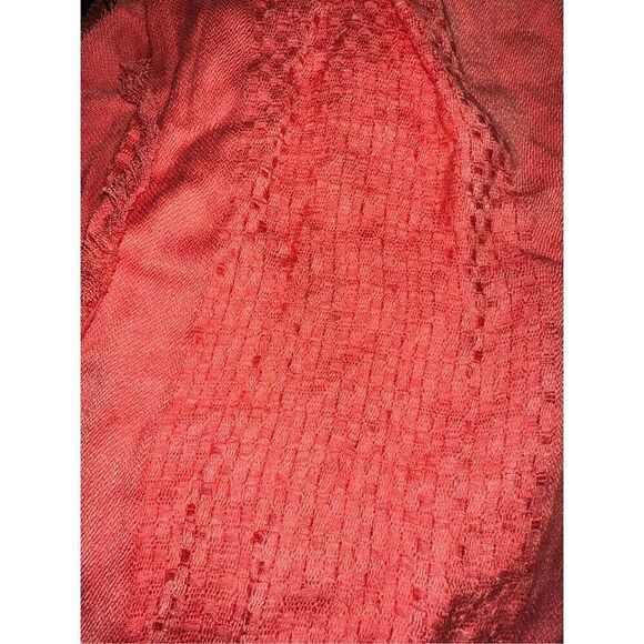 APT.9 orange Rayon Scarf NWT - Picture 2 of 4